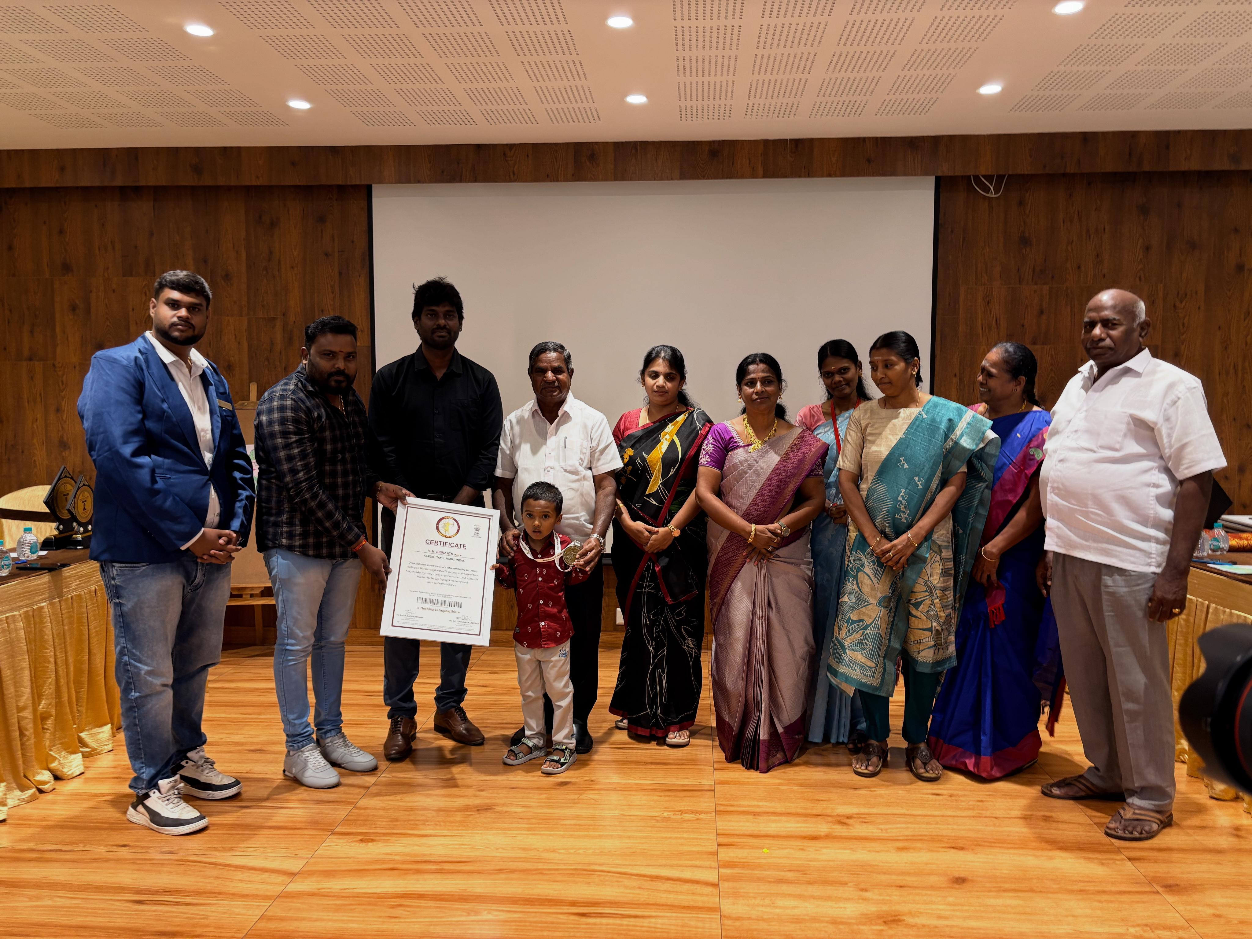 Outstanding Early-Age Memory Achievement