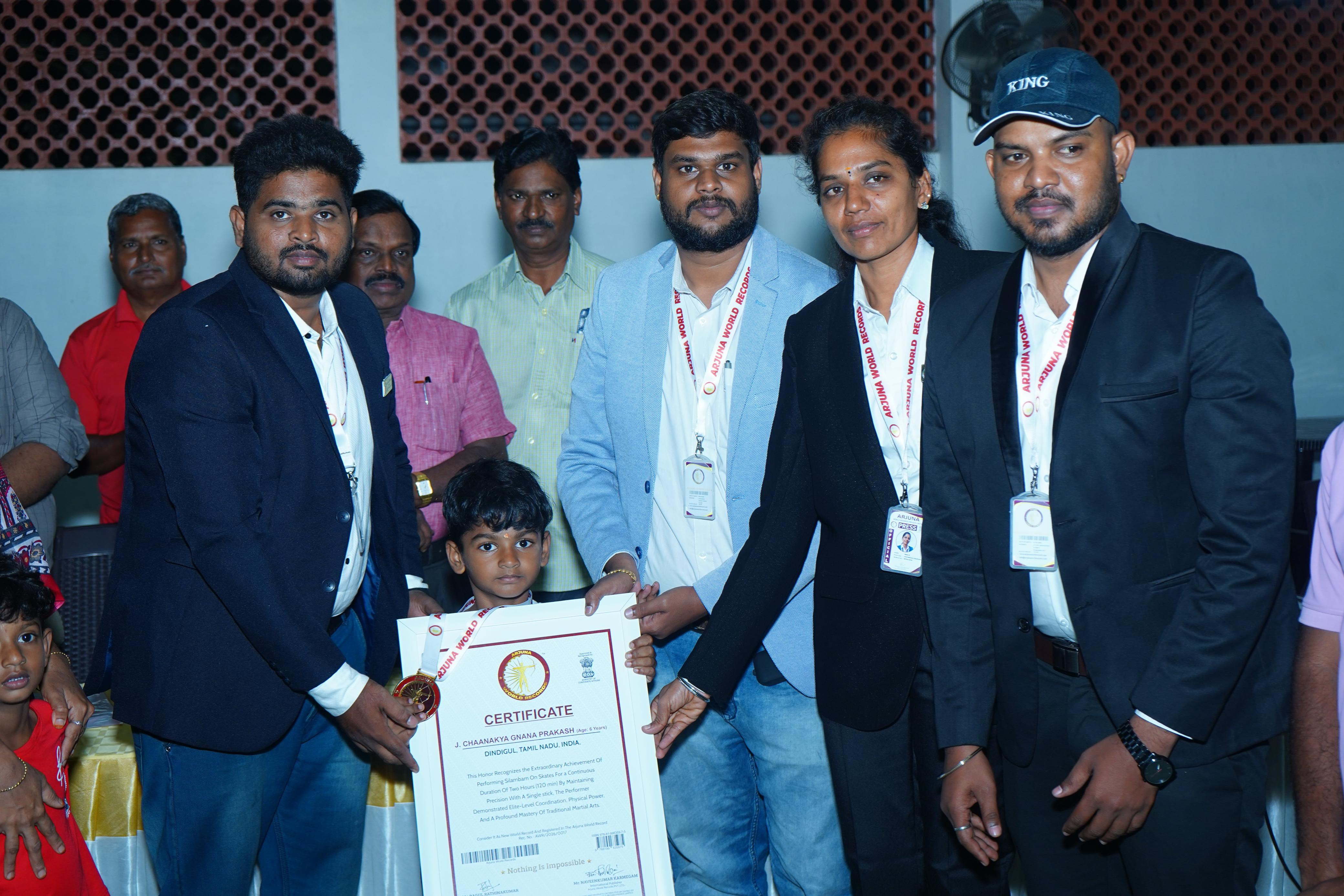 Silambam Performance on Skates by a Child